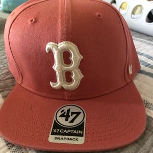 47 brand pink Boston Red Sox SnapBack